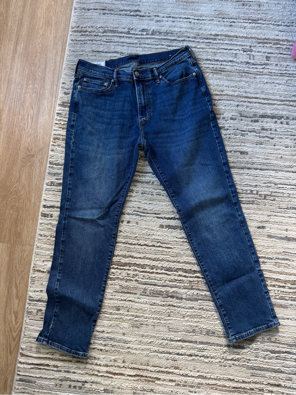 Abercrombie & Fitch Dark Blue Athletic Skinny Jeans
